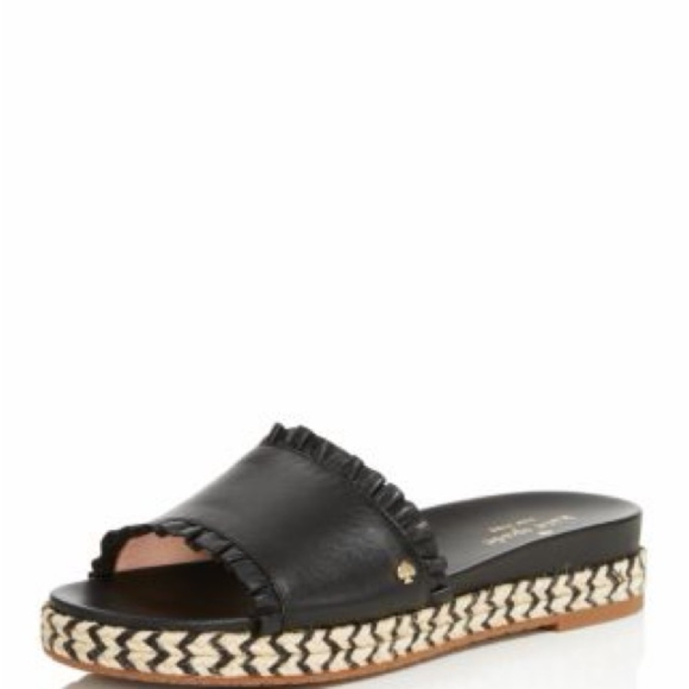 Kate Spade Zahara Leather Slide Sandals